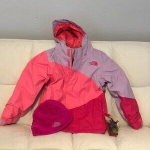 Girls The North Face Triclimate Jacket w/ Beanie